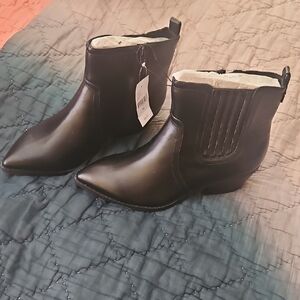 Lane Bryant Black Ankle Boots